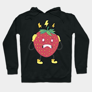 Stressed Strawberry  P R t shirt Hoodie